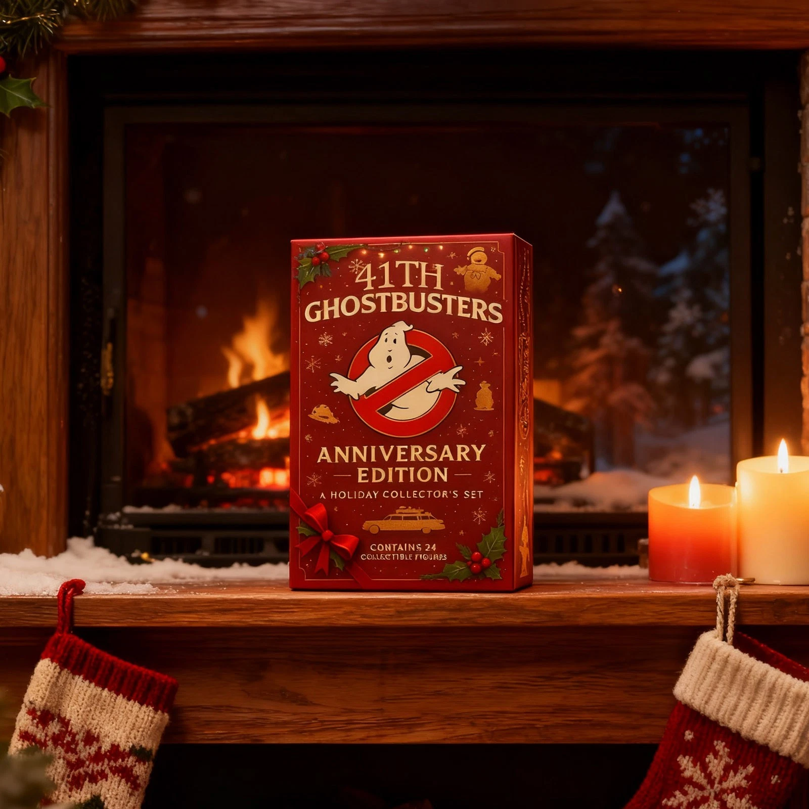 Ghostbusters 41St Anniversary 2025 Advent Calendar 2D Acrylic for Christmas Tree