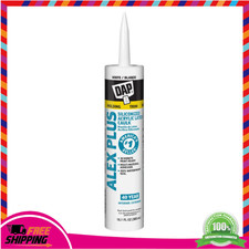 Dap White Caulk Sealant 10.1 oz   Interior/Exterior Use