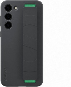 Original / Offizielle Samsung Galaxy S23+ Plus Silikon Grip Hülle / Cover Schwarz
