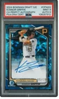 2024 BOWMAN CHROME DRAFT 1st SAPPHIRE KONNOR GRIFFIN RC AUTO #/199 PSA 9 MINT