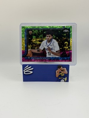 2025-26 Topps Chrome Jase Richardson #275 Tri-Color /8 FDI   Super Clean