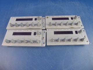 4 x ROHDE & SCHWARZ " BEDIENFELD / CONTROL PANEL TYP GB002 "
