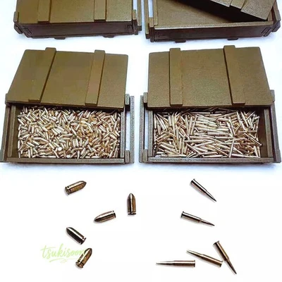 1/6 Scale Action Figure Doll Ammo Box Gun Bullets Model Scene Simulation Props