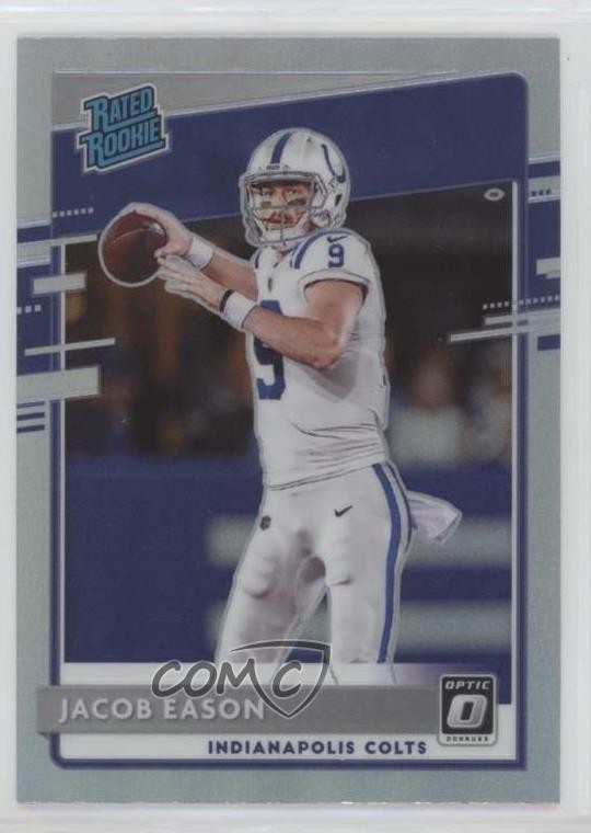 2020 Panini Donruss Optic Rated Rookies Holo Prizm Jacob Eason #162 0o6v