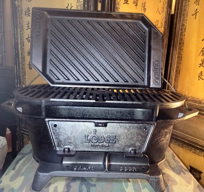 Lodge Sportsman Grill Cast Iron Grills For Sale Grill Pan