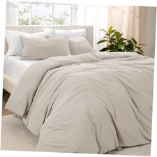 Microfiber Duvet Cover Set - Ultra Soft Oversized King 05 - Fog No Comforter 