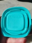 1 Rubbermaid 7J54 Plastic 2" Snap On Replacement Lid ONLY Teal — photo 2