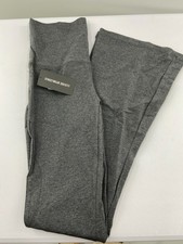Streetwear Society Flare Leggings- Dark Gray- Size Large