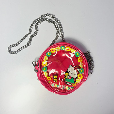 1994 VTG SANRIO hello kitty small clear crossbody chain bag