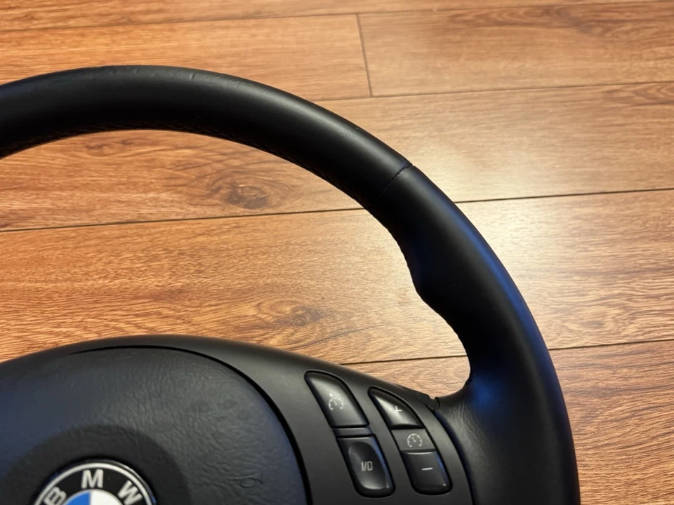 Volante completo negro OEM 2001-2006 BMW E39 540i M5 E46 M3 330i M-Sport Foto 4 de 4