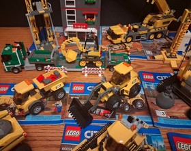LEGO CITY Construction Site Demolition 100%COMP 4202 7631 7633 7746 60076 75 74