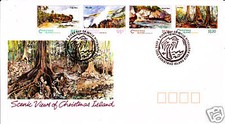 1993 Scenic Views of Christmas Island FDC Pictorial PMK