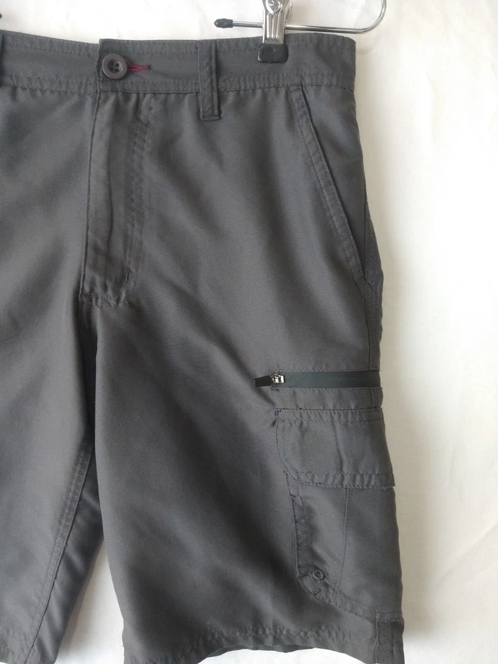 Board Shorts Burnside Gris Talla 26 (14-16) Bolsillos Foto 2 de 4