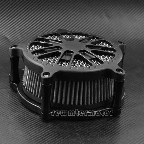Dots Ring Air Filter Gray Cleaner Intake Fit For Harley Touring 17-19 Softail 18 - Picture 5 of 6