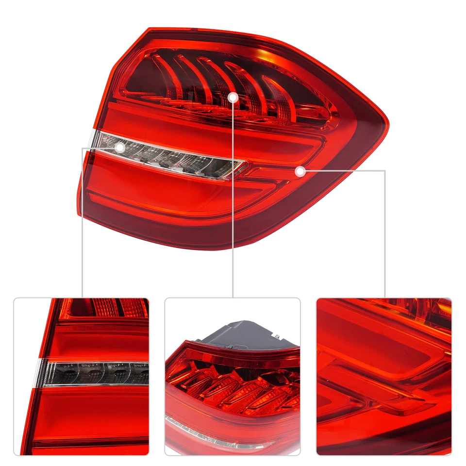 Right Side Outer Tail Light For Mercedes-Benz 17-19 GLS450 GLS550 GLS63 AMG X166 - Image 2 of 4