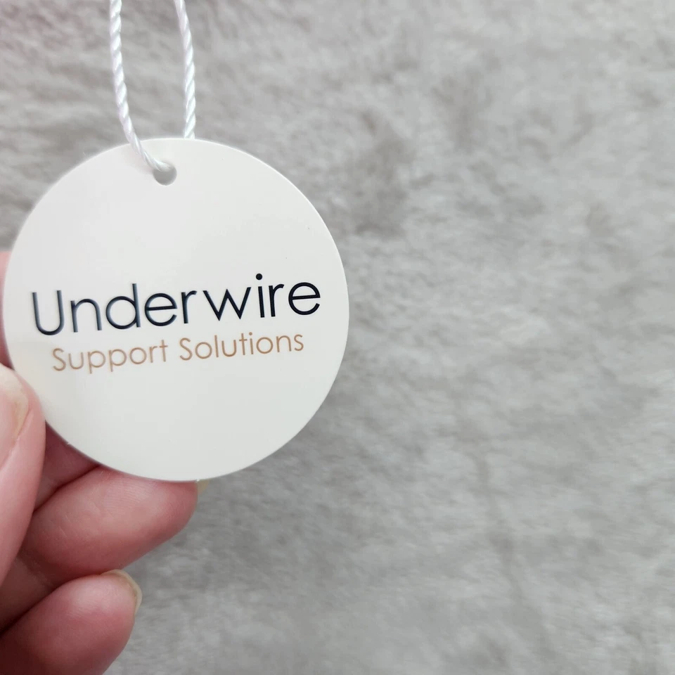 Top de natación de bikini Coco Reef 12/36C con aros modelador sujetador talla halter cuello rosa Foto 4 de 4