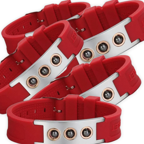 Silicone Sport Power Energy Bracelets-7 Energy Elements in 1 - Picture 7 of 26