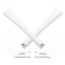 hdhut White Rubber Kit Replacement Ear Socks for-Oakley Flak Jacket XLJ Sunglass