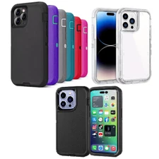 Heavy Duty Shockproof Phone Case Cover For iPhone 14,14 Plus,14 Pro,14 Pro Max