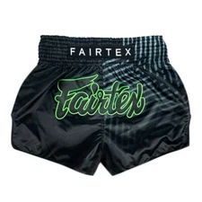 Fairtex Muay Thai Boxing Shorts BS1924 Racer Black Kickboxing MMA Ships From USA