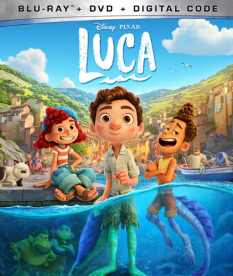Disney: Luca (Blu-ray, 2021) Brand New Sealed Look With Free Shipping!!!!!!!!!!!