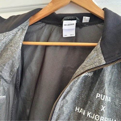 Puma x Han Kjøbenhavn Track Jacket grigio stampa astratta grande - Foto 6 di 10