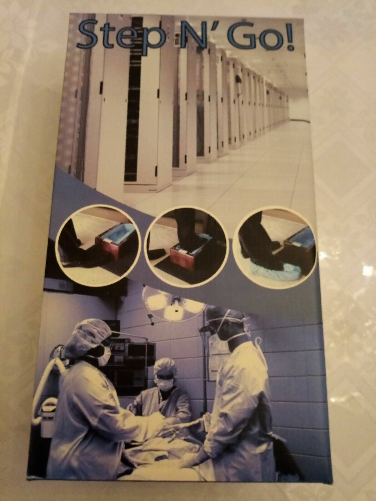 Original Step N' Go Shoe Boot Cover Dispenser Machine for Construction