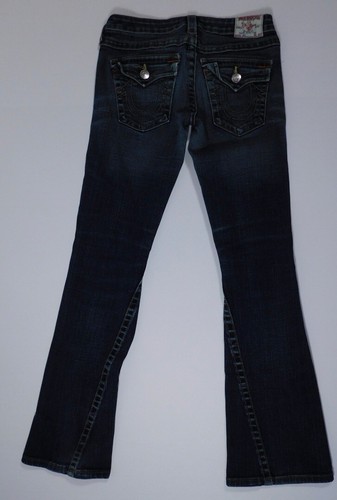 TRUE RELIGION Women's Medium Wash Cotton Stretch "Joey" 5 Pocket Jean Sz 27 - Picture 7 of 8