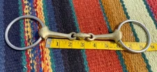 Horse BIT - 3 piece French link pinchless center lozenge copper mouth