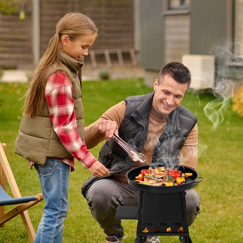 Portable 27*27*34cm Wood Camping Stove Multi-Function Outdoor Cooking Equipment - Picture 8 of 12