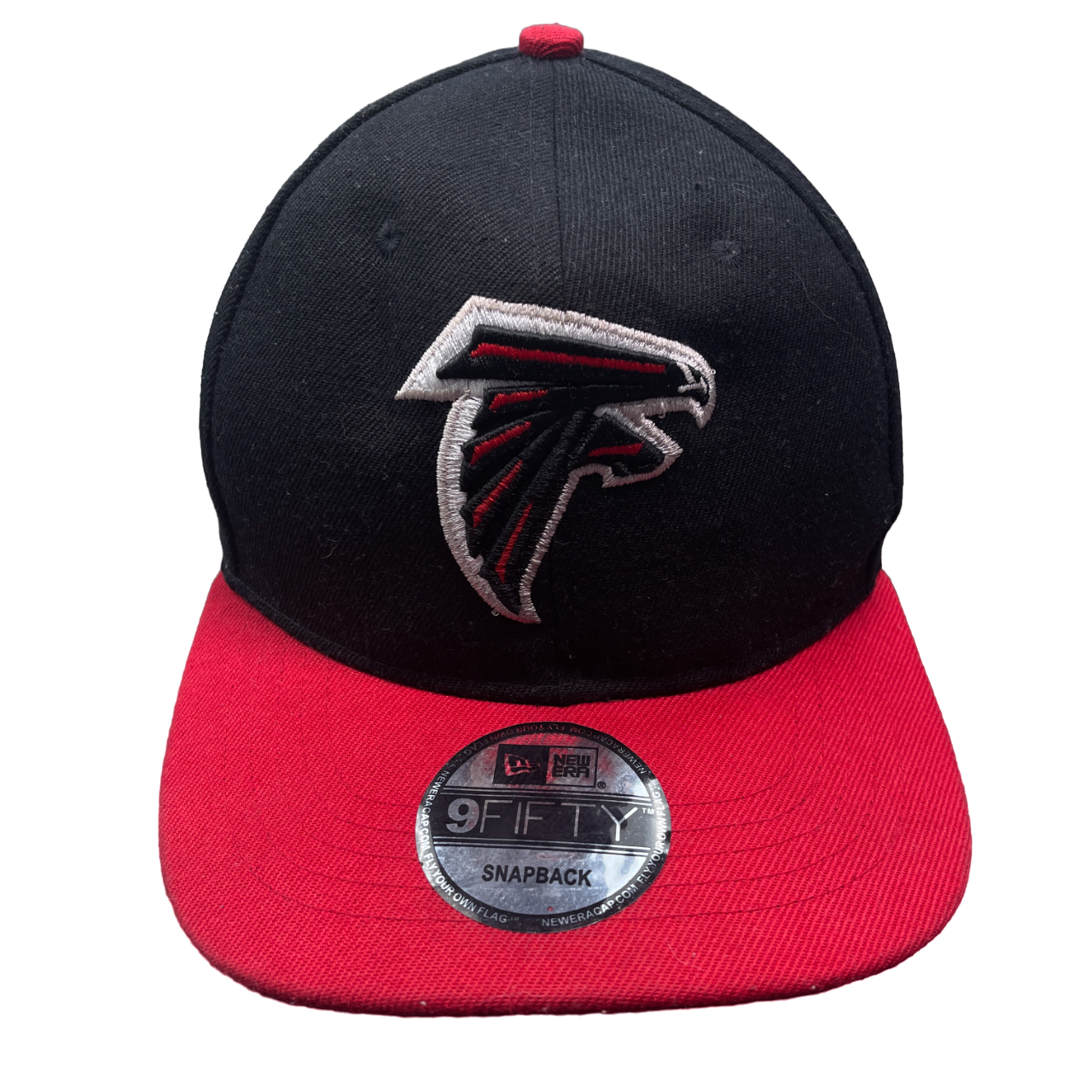 New Era Atlanta Falcons 9Fifty Cap NFL Black Red Embroidered Football