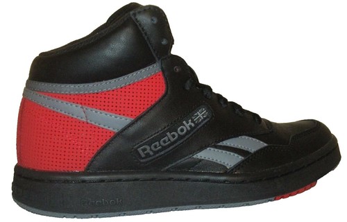 Reebok Black and Red Boys\' High-Top Athletic Boots Boys Reebok High top Sneakers Size 11 K Red And Black | eBay main image 3