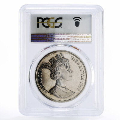 Gibraltar 1 crown Centennial of Peter Rabbit MS64 PCGS CuNi coin