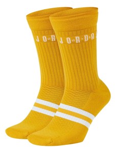 gold jordan socks
