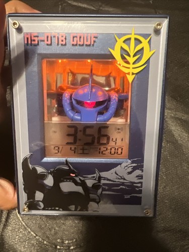 Reloj despertador Ms-07B Mobile Suit Gundam/Gouf usado - Imagen 3 de 10
