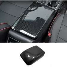 Carbon fiber look Central Storage Box Cover Trim For Honda Accord 2023