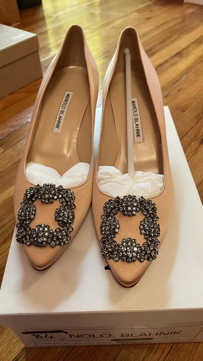 Manolo Blahnik Hangisi Size 38 Brand New eBay