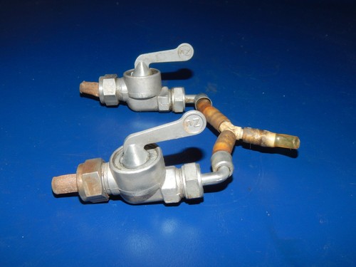 PAIR 1970's KARKOMA PETOCOCK FUEL VALVE THREAD 16mm PUCH MAICO HUSQVARNA - Picture 5 of 8