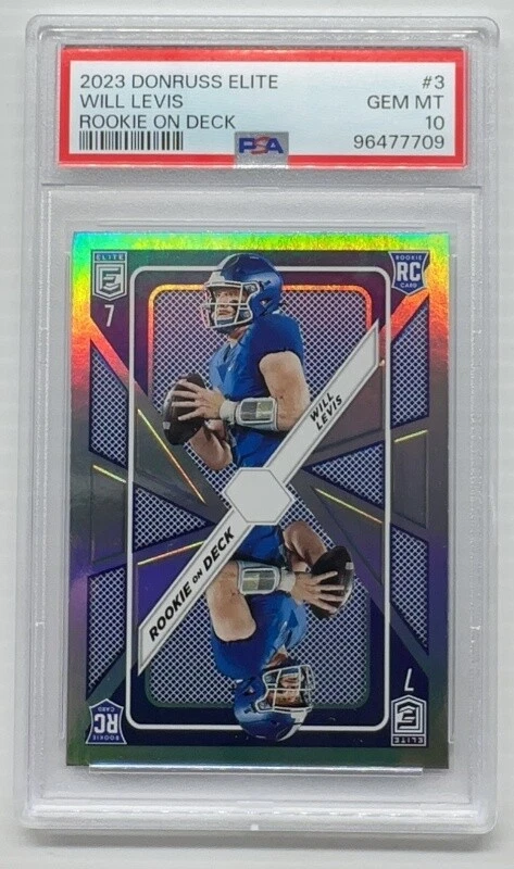 Will Levis Panini Donruss Elite Rookie on Deck #3 Base