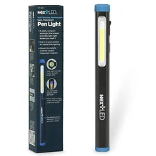 NextLED NT-6615 Rechargeable Pen Light, Spot, Flood & UV Light, 3 Lights in 1