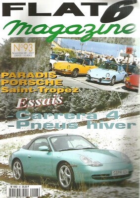 FLAT 6 MAG. Nr. 93 CARRERA 4 / WINTERREIFEN / 996 WIDEBODY / 911 SC CAB. 1983