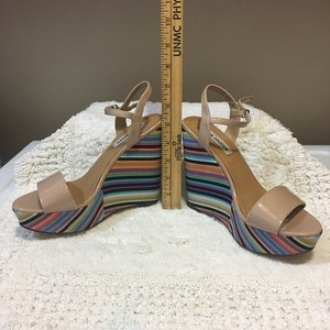 steve madden colorful wedges