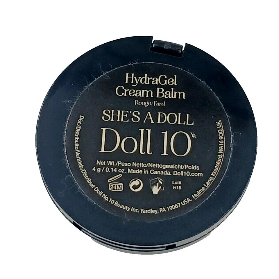 Muñeca 10 HydraGel Crema Bálsamo Ella Es Una Muñeca 0.14 OZ Rubor Compacto Con Espejo Nuevo Sin Caja Foto 3 de 3