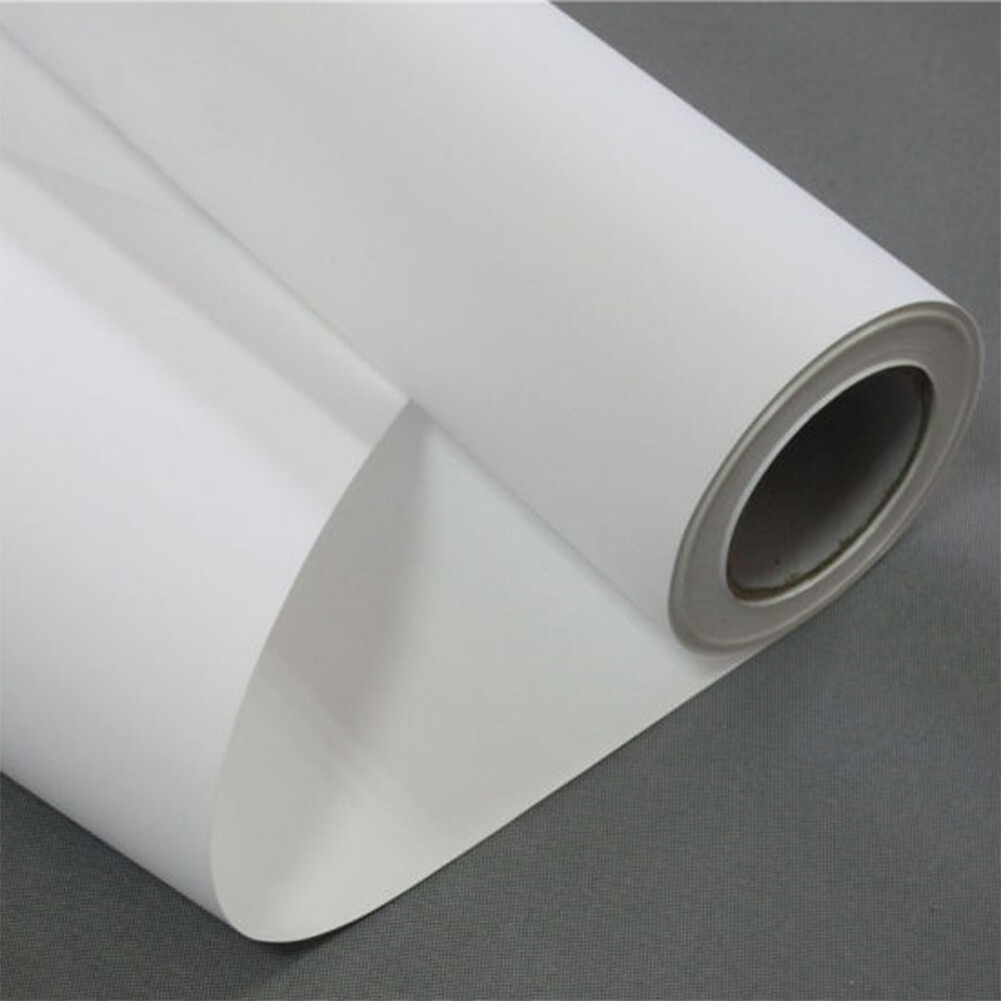 Roll Up Display Matte Coated Eco-solvent White Back Polypropylene Film 38"x150ft