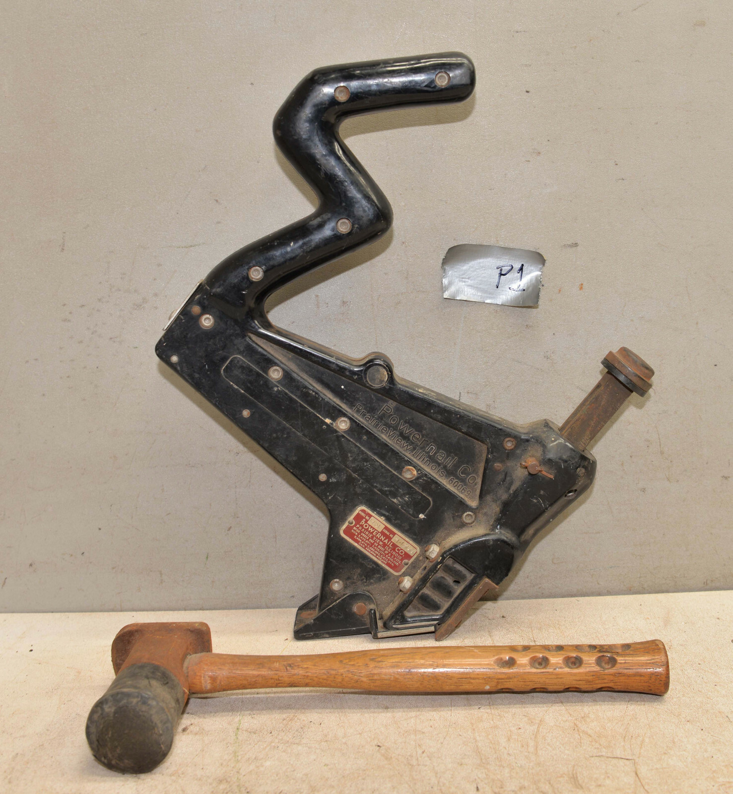 PowerNail 145L hardwood flooring cleat nailer manual nailing tool