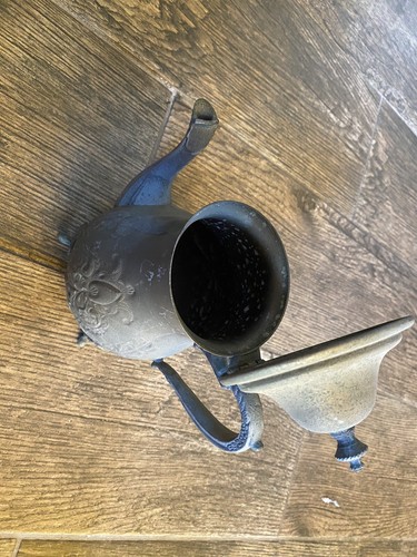 Old Vintage Kettle Israel Judaica - Picture 2 of 3