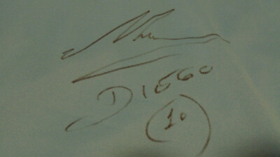 Diego Maradona Signed Autographed Auto 