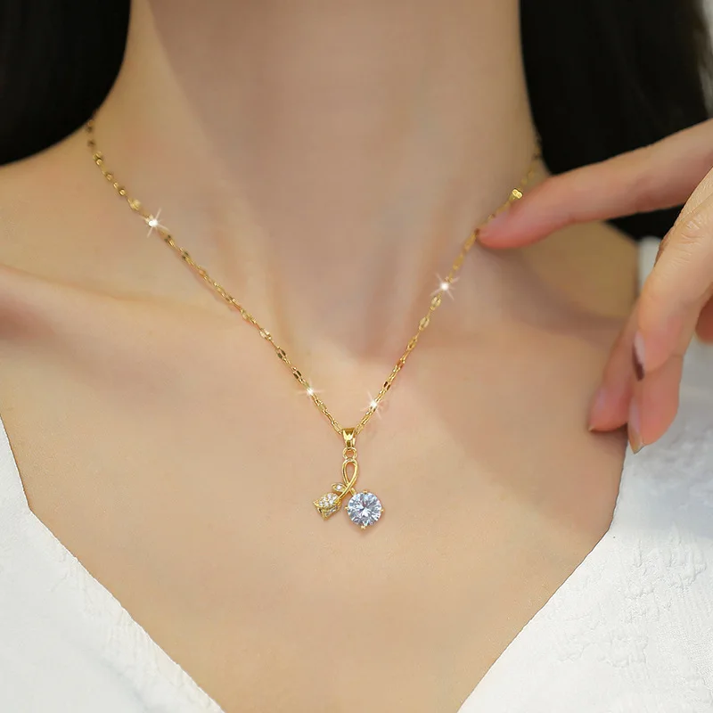 アクセサリー TEN. trip necklace Amazon.com: 1928 Jewelry Gold Teardrop Cubic Zirconia