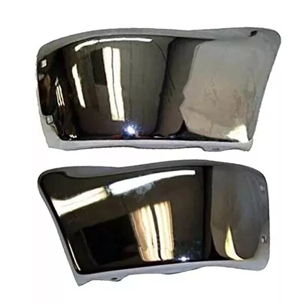 New Front Bumper End Cap Chrome Left & Right 2PC Fits 1989-1991 TOYOTA PICKUP Foto 4 de 4