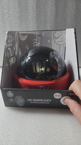 Nightmare Before Christmas LED Shadowlights Rotating Halloween Scene 2023 New - Video 1 of 1